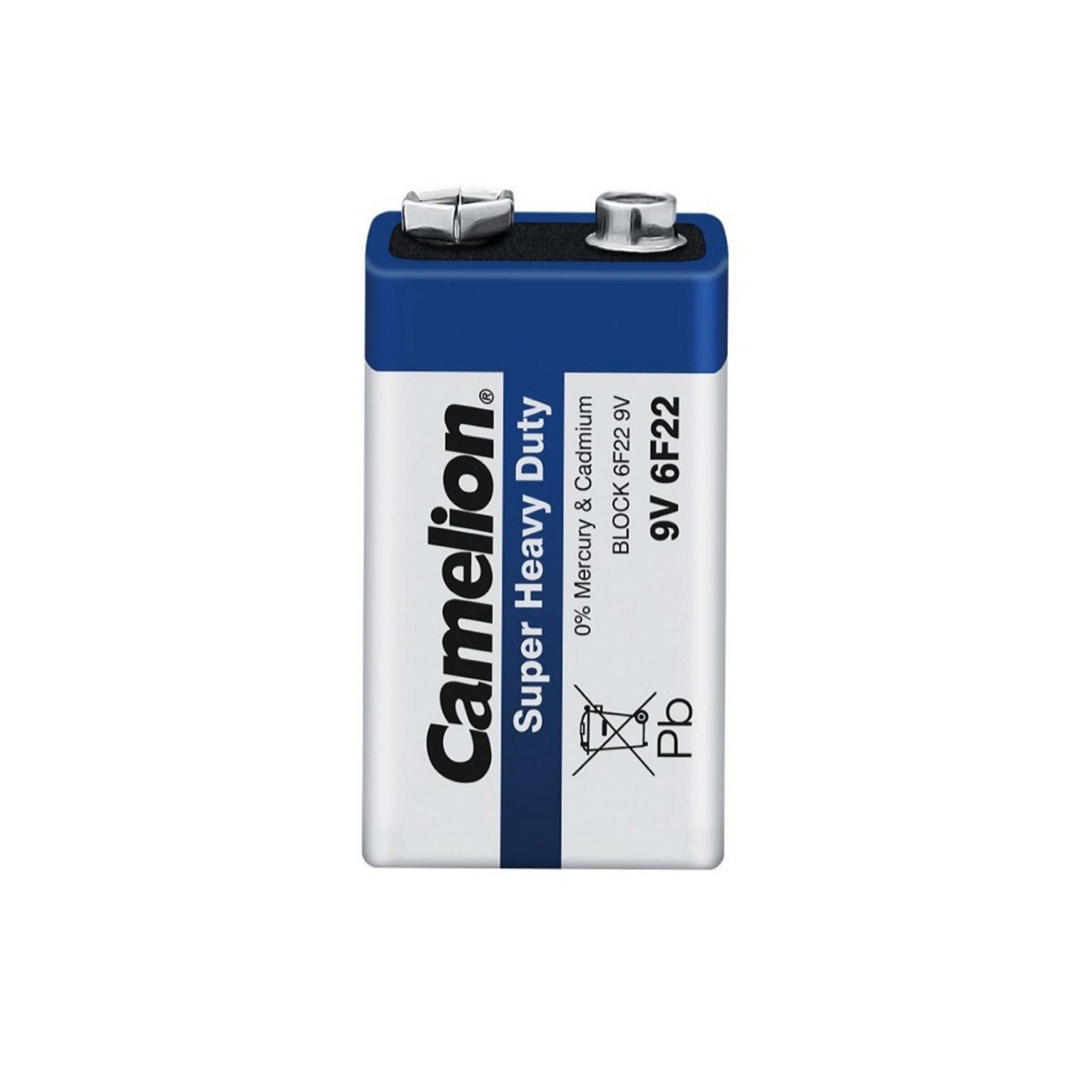باتری کتابی سوپر انرژی کملیون مدل 6F22-SP1B بسته شیرینک 1 عددی