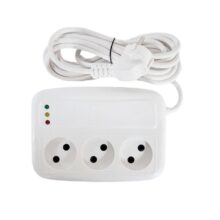 محافظ ولتاژ برق 3 خانه باخ الکترونیک مدل F3 مناسب یخچال و فریزر طول کابل 3 متر